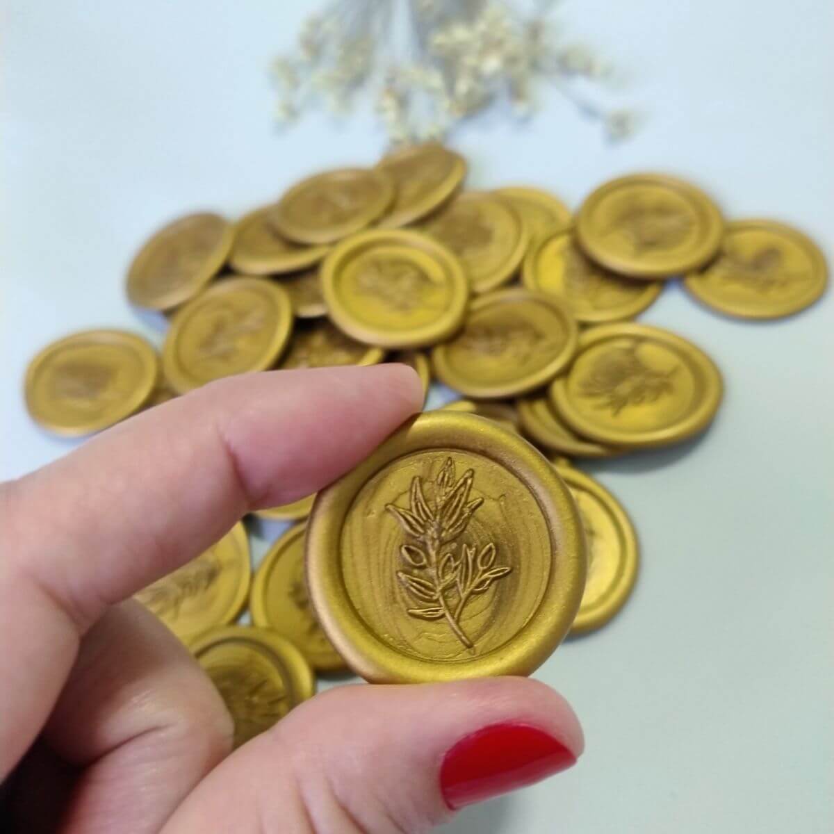 Lacre de Cera Dourado