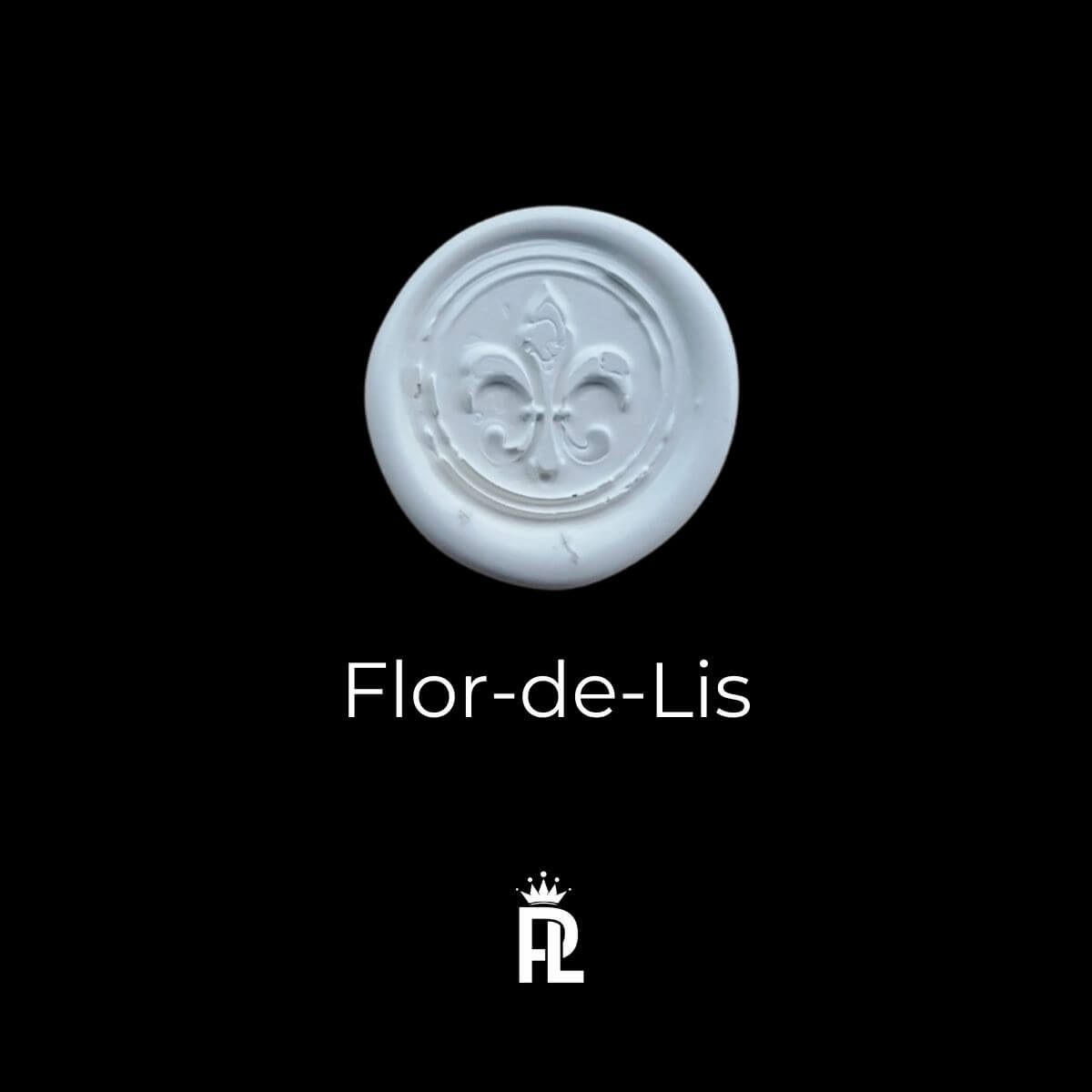 Lacre de Cera Flor de Lis